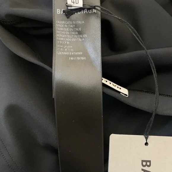 $850 Balenciaga Logo Sport Track Skirt - Picture 8 of 11